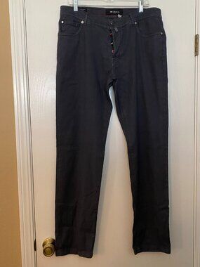 kiton slim fit linen pants